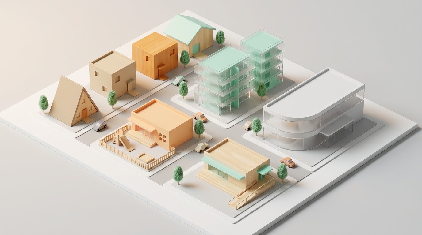 さまざまな建物の、ありとあらゆる課題を「ワンストップ」で解決するイメージ